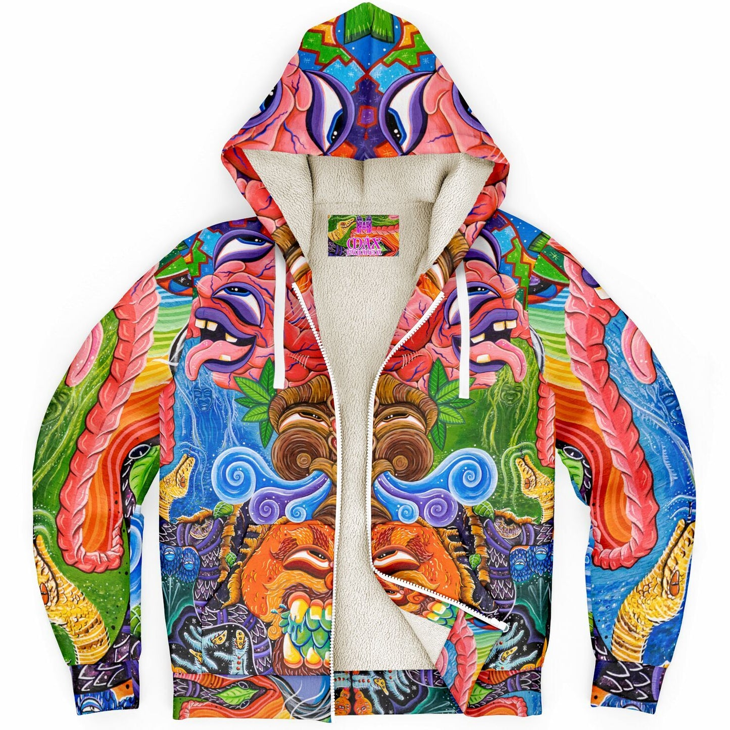 Jungle Journey - Microfleece Ziphoodie