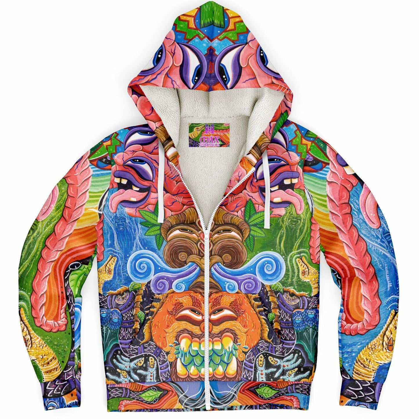 Jungle Journey - Microfleece Ziphoodie