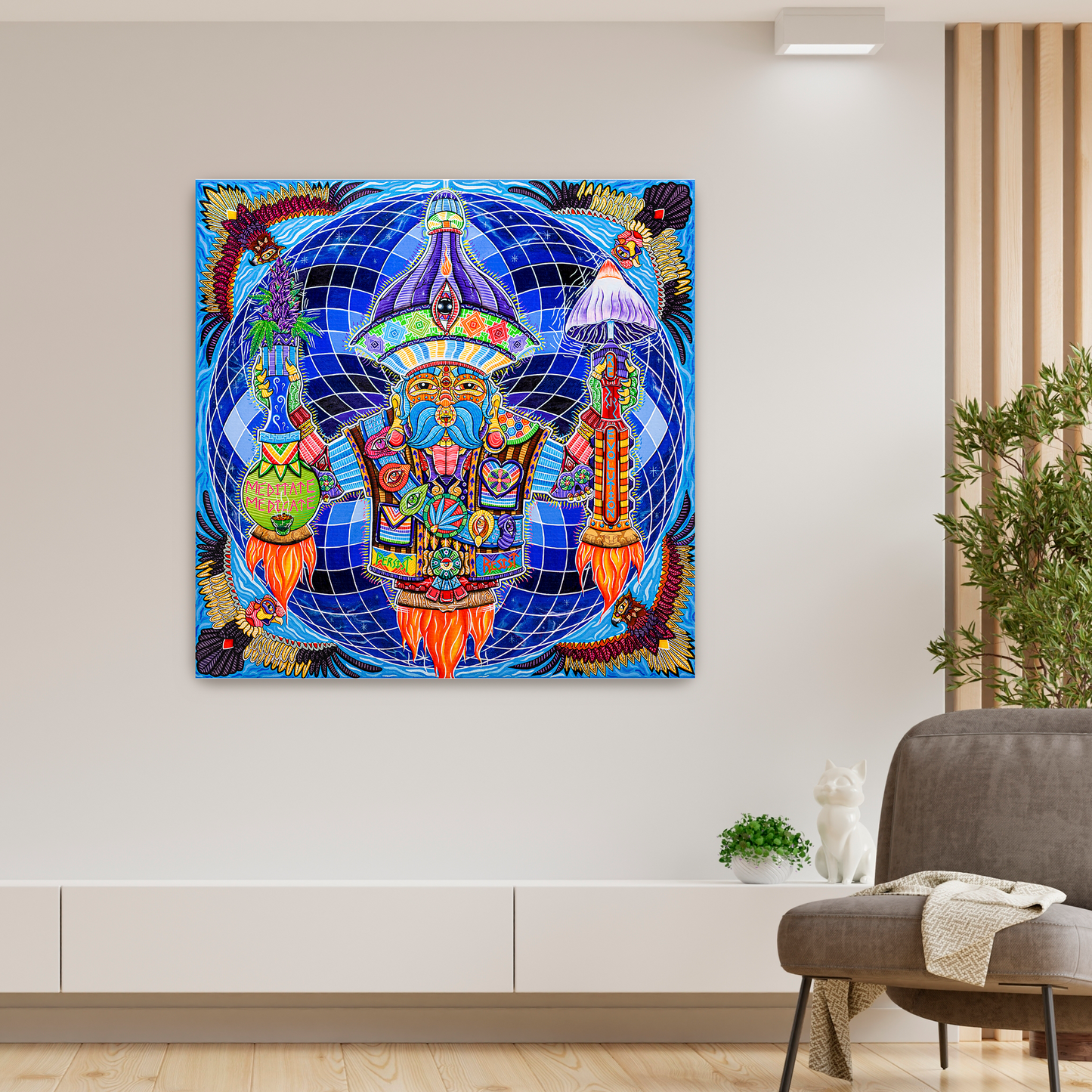 Spirited Revolution - Stretched Canvas Print