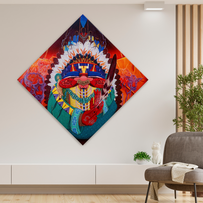Family Prayer - Stretched Canvas Print